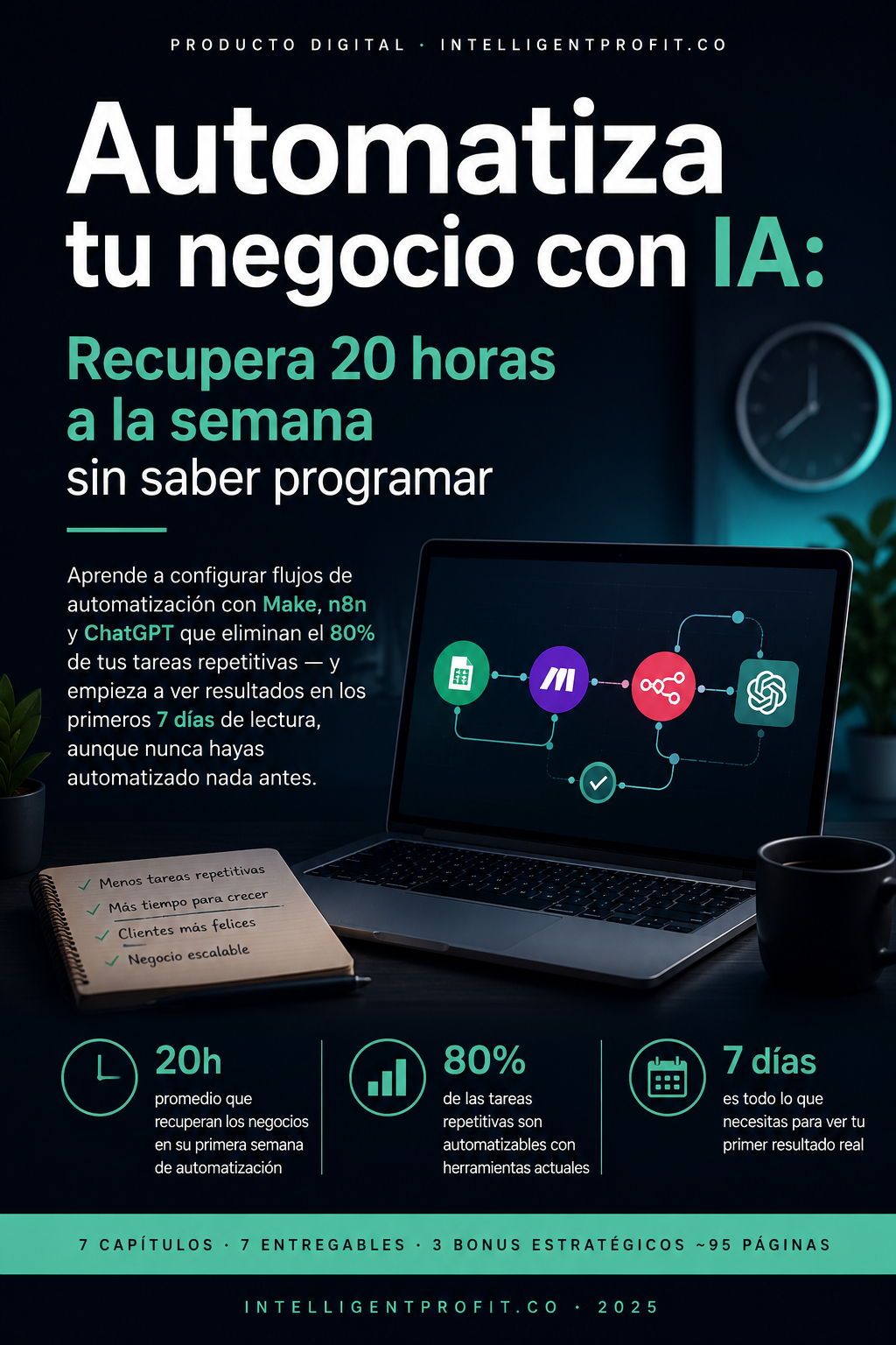Portada del ebook Automatiza tu negocio con IA